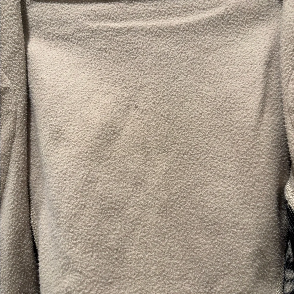 Lululemon Black and White Tie-Dye hooded zip-front Sweatshirt sz 10/ M - Picture 7 of 10